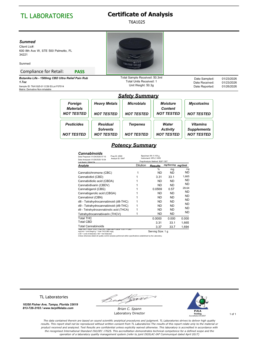 Ungüento Ultra-Alivio para el Dolor