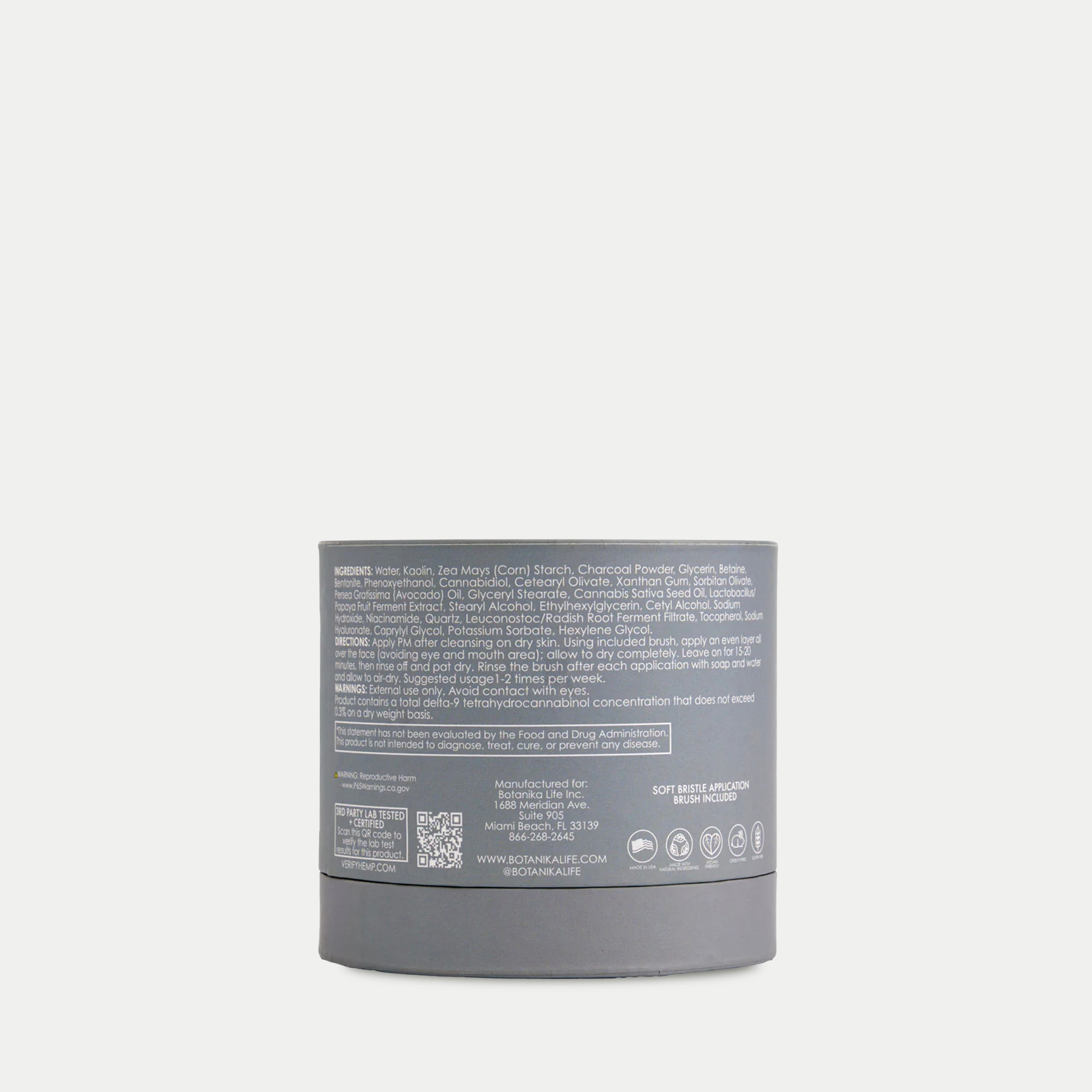 DETOX + RENEW CHARCOAL CLAY MASK